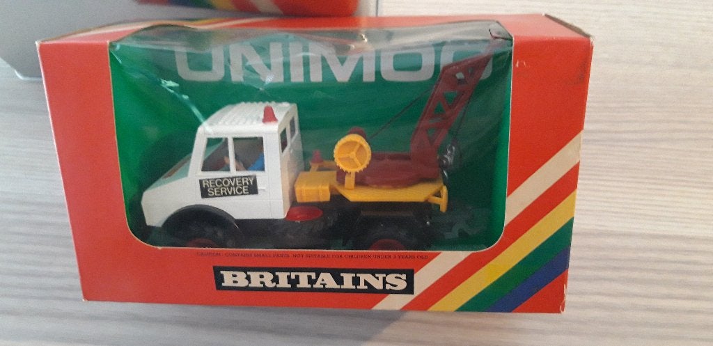britains  nr 9581 unimog, Hobby en Vrije tijd, Ophalen of Verzenden, Britains