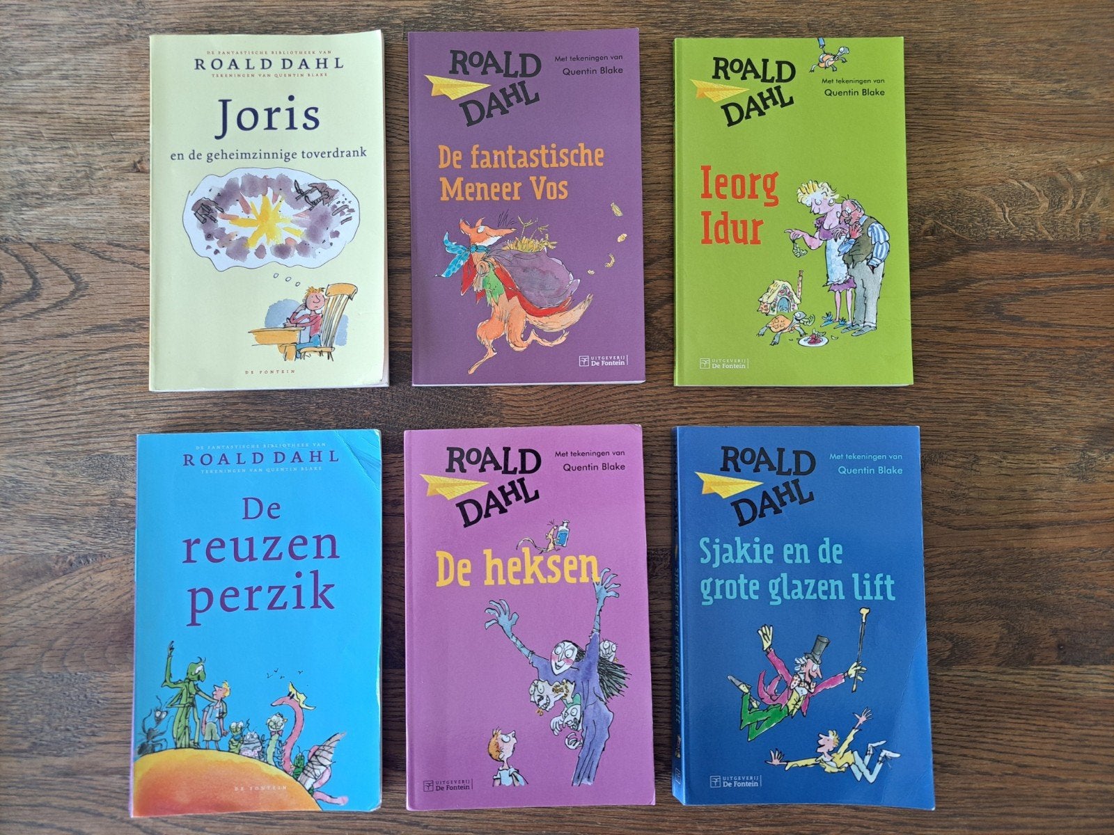 Roald Dahl pakket - 6x paperback, Ophalen of Verzenden