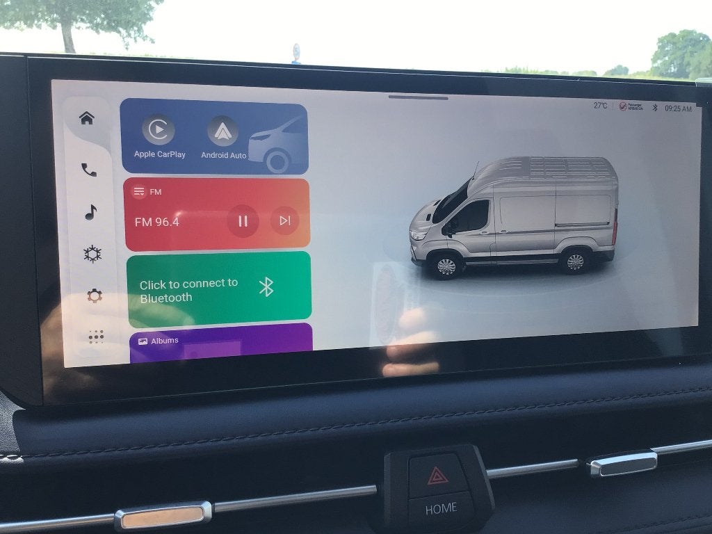 Maxus 9 145pk 2026 18km full/option 5jaar garantie 23950e ex, Autos, Euro 6, Entreprise, 3 places, Noir