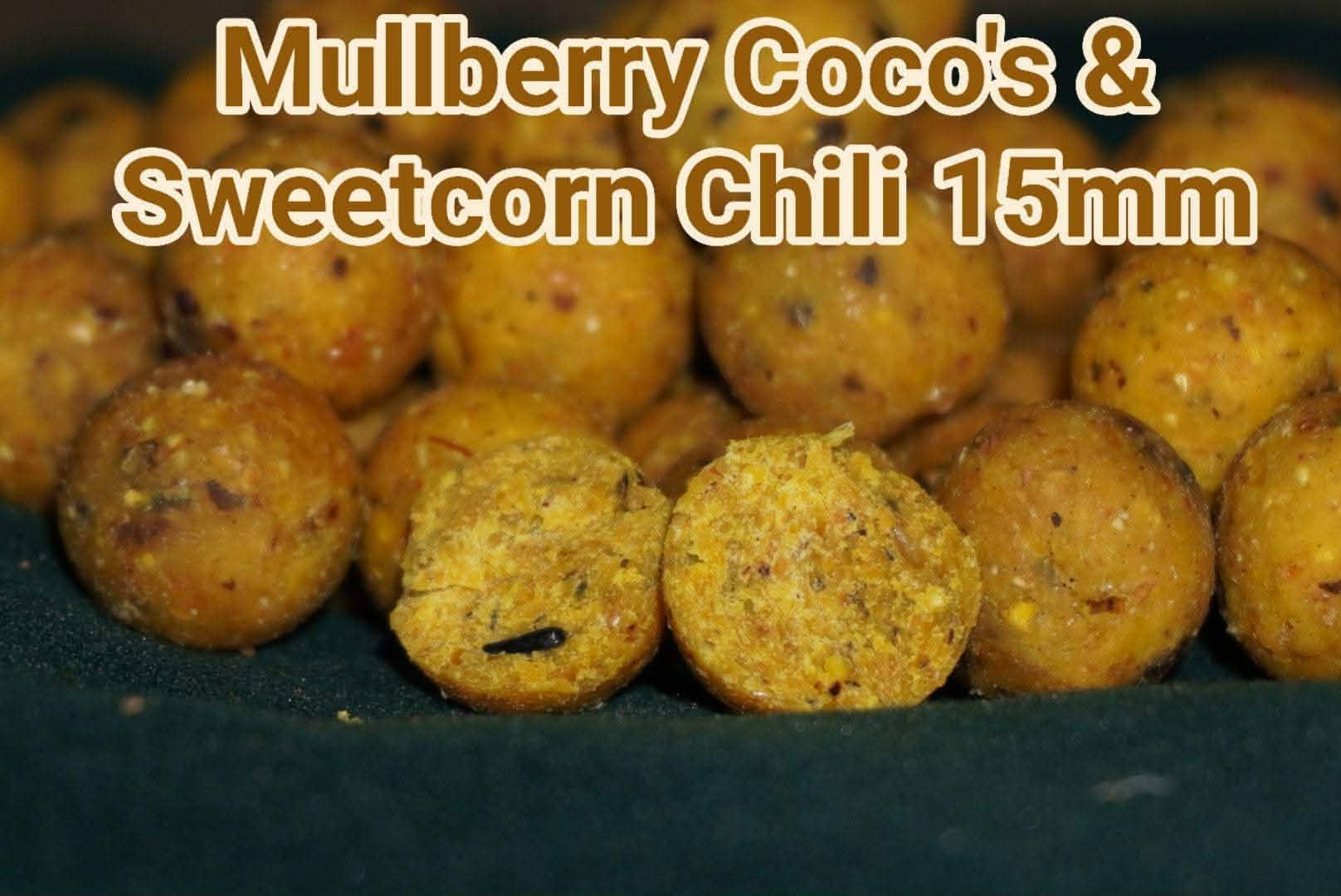 Bouillettes Mullberry Coco's & Sweetcorn 15 mm, Enlèvement ou Envoi, Neuf, Autres types