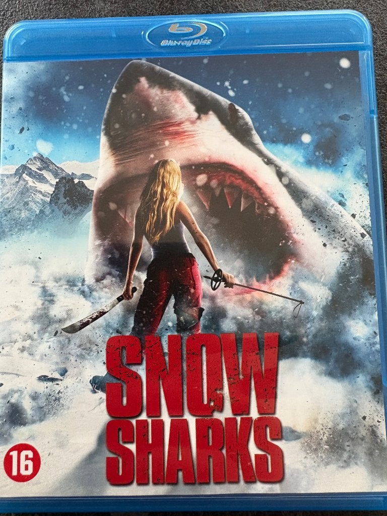 Snow Sharks Blu-ray, CD & DVD, Blu-ray, Action, Enlèvement ou Envoi, Comme neuf, À partir de 16 ans