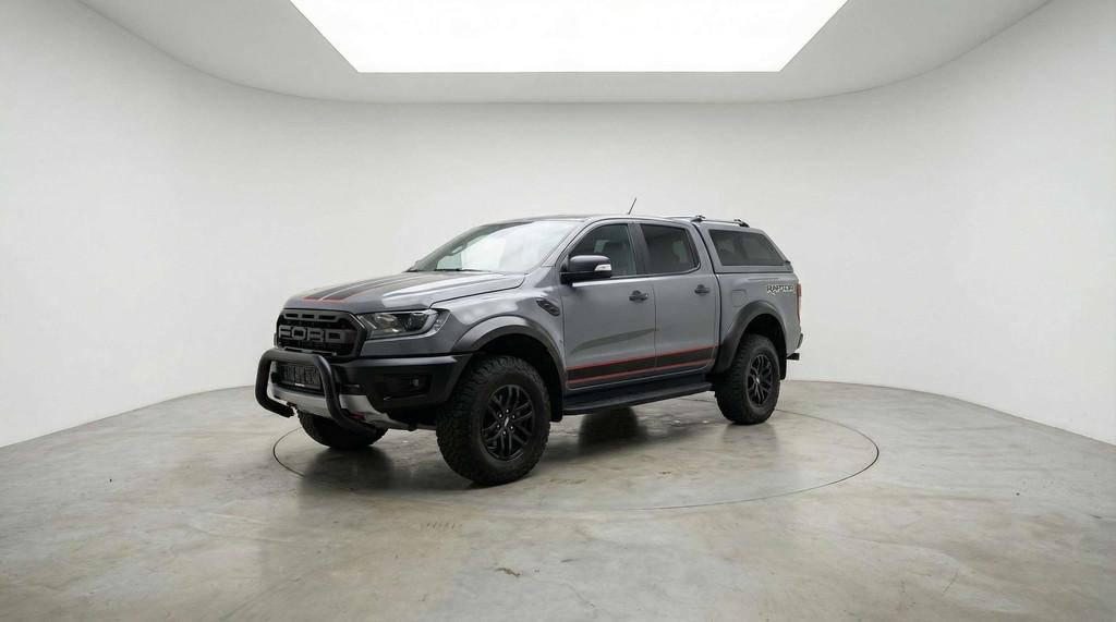 Ford Ranger Raptor PERFORMANCE 2.0D 4WD HARDTOP * TVAC * AUT, Autos, Argent ou Gris, Achat, Entreprise, Alcantara