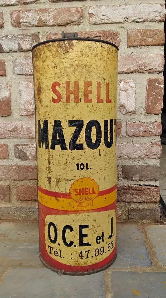 Bidon d'huile Shell, Collections, Enlèvement