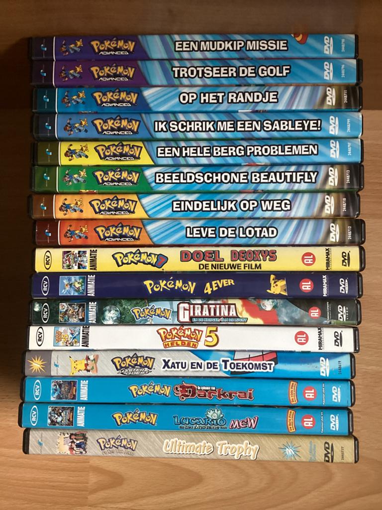 Dvd’s Pokémon, Enlèvement ou Envoi