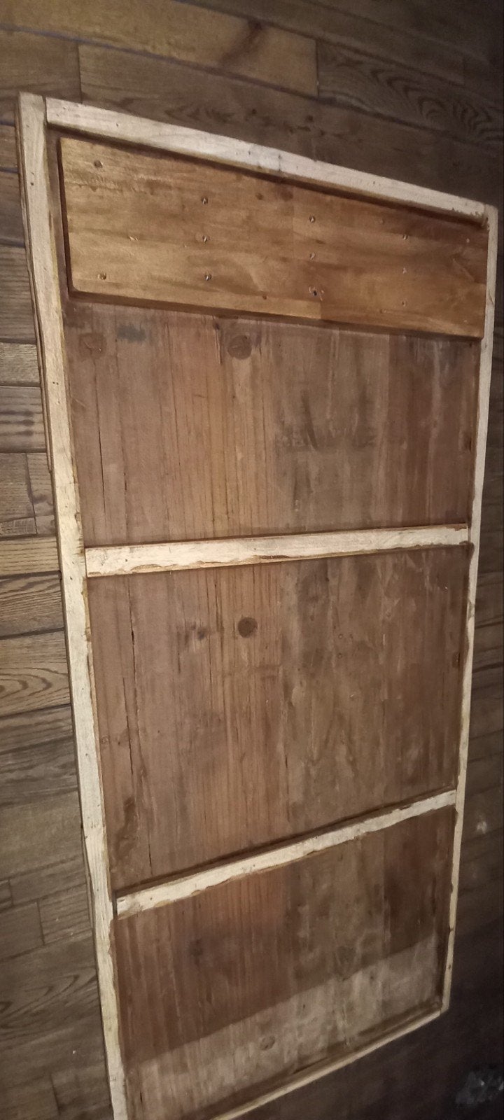 Tafelblad 2m x 1m bruin, rustiek  koloniale stijl, Ophalen