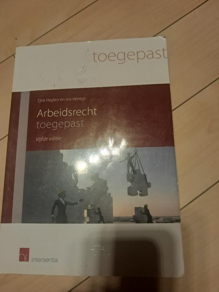 Arbeidsrecht toegepast vijfde editie, Boeken, Ophalen, Gelezen