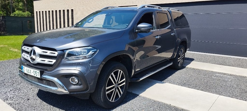 Mercedes-Benz X-Klasse X 350 d 4Matic Dubbelkabine  Power, Auto's, Automaat, Leder, Bedrijf, Zilver of Grijs