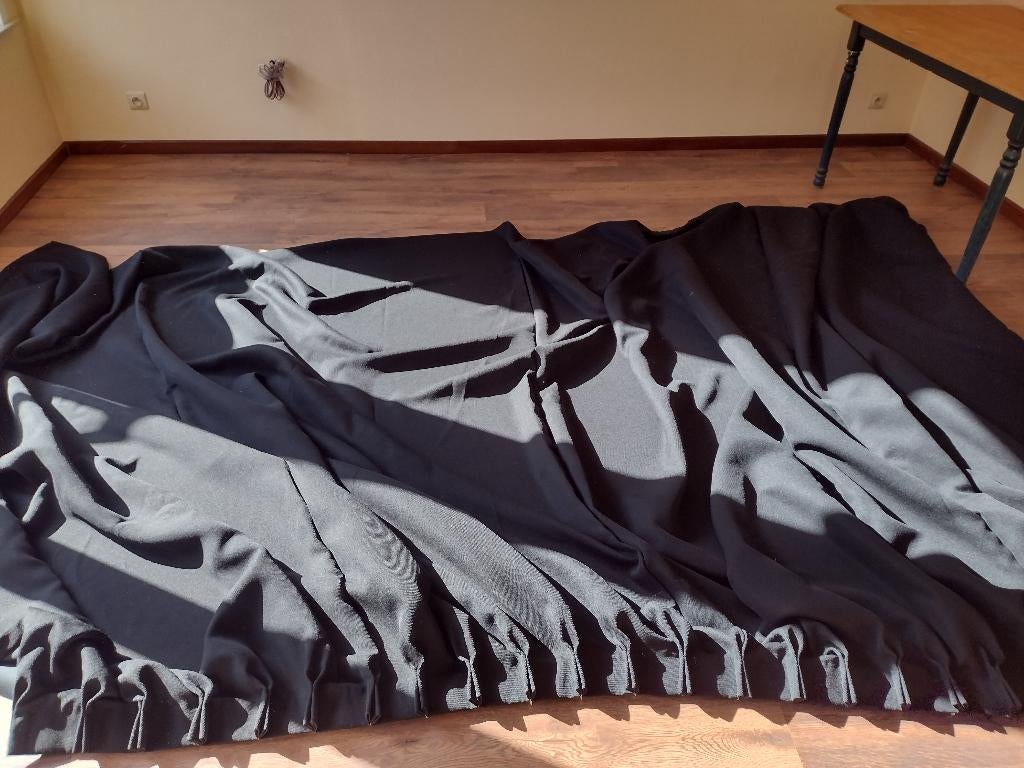 Overgordijnen voor verduistering (Zwart), 200 cm of meer, Zwart, Nieuw, Ophalen of Verzenden