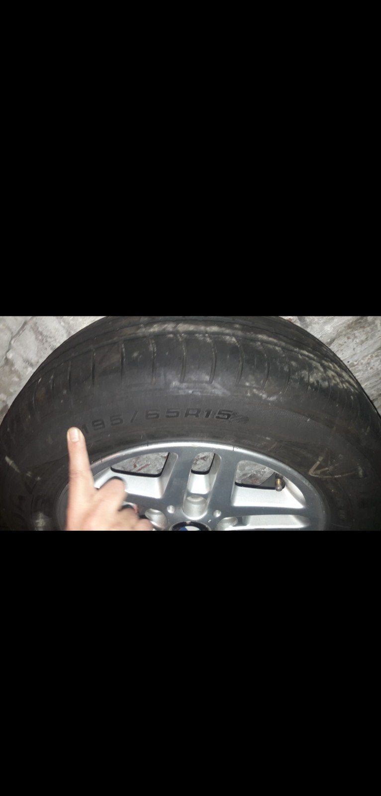 Jantes + pneus  BMW 195/65 R15, Autos : Pièces & Accessoires, BMW