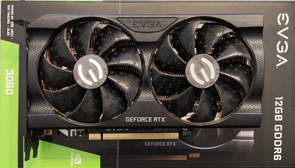 EVGA GeForce RTX 3060 12GB (Geen 8GB!), Computers en Software, Videokaarten, Ophalen, Zo goed als nieuw, Nvidia, HDMI