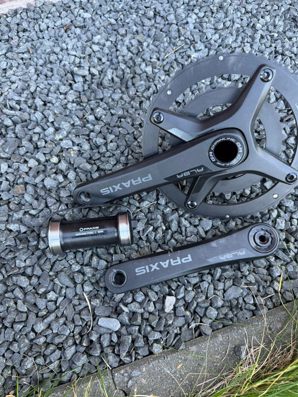 Praxis alba gr crankset, Vélos & Vélomoteurs, Enlèvement ou Envoi