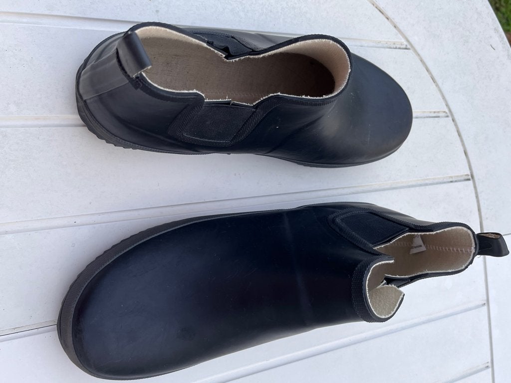 korte rubberen laarsjes voor heren, Ophalen, Andere, Zwart, Boots
