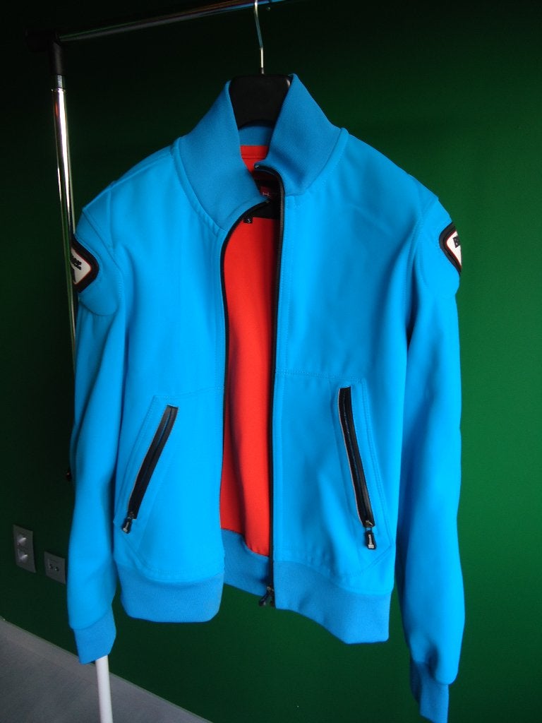 Blauer zomer moto jas dames/heren, Motoren, Kleding | Motorkleding, Ophalen of Verzenden, Dames, Jas | textiel
