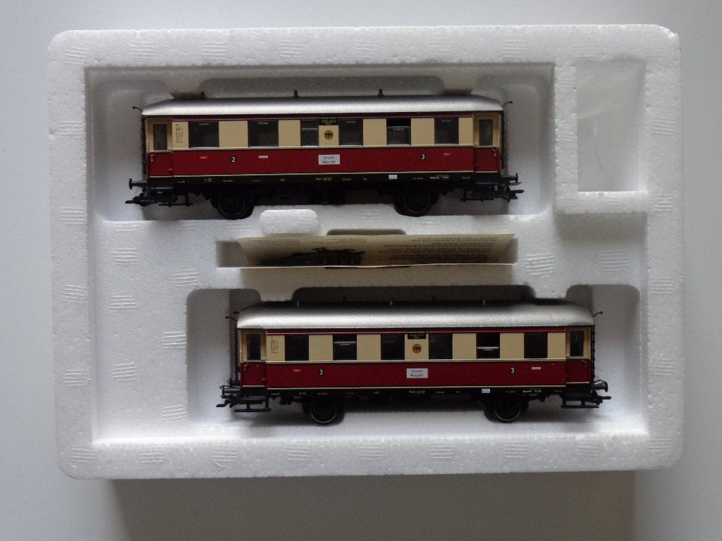 Marklin ho DRG Coffret de 2 Voitures d'accompagnement., Enlèvement ou Envoi, Neuf, Wagon, Märklin