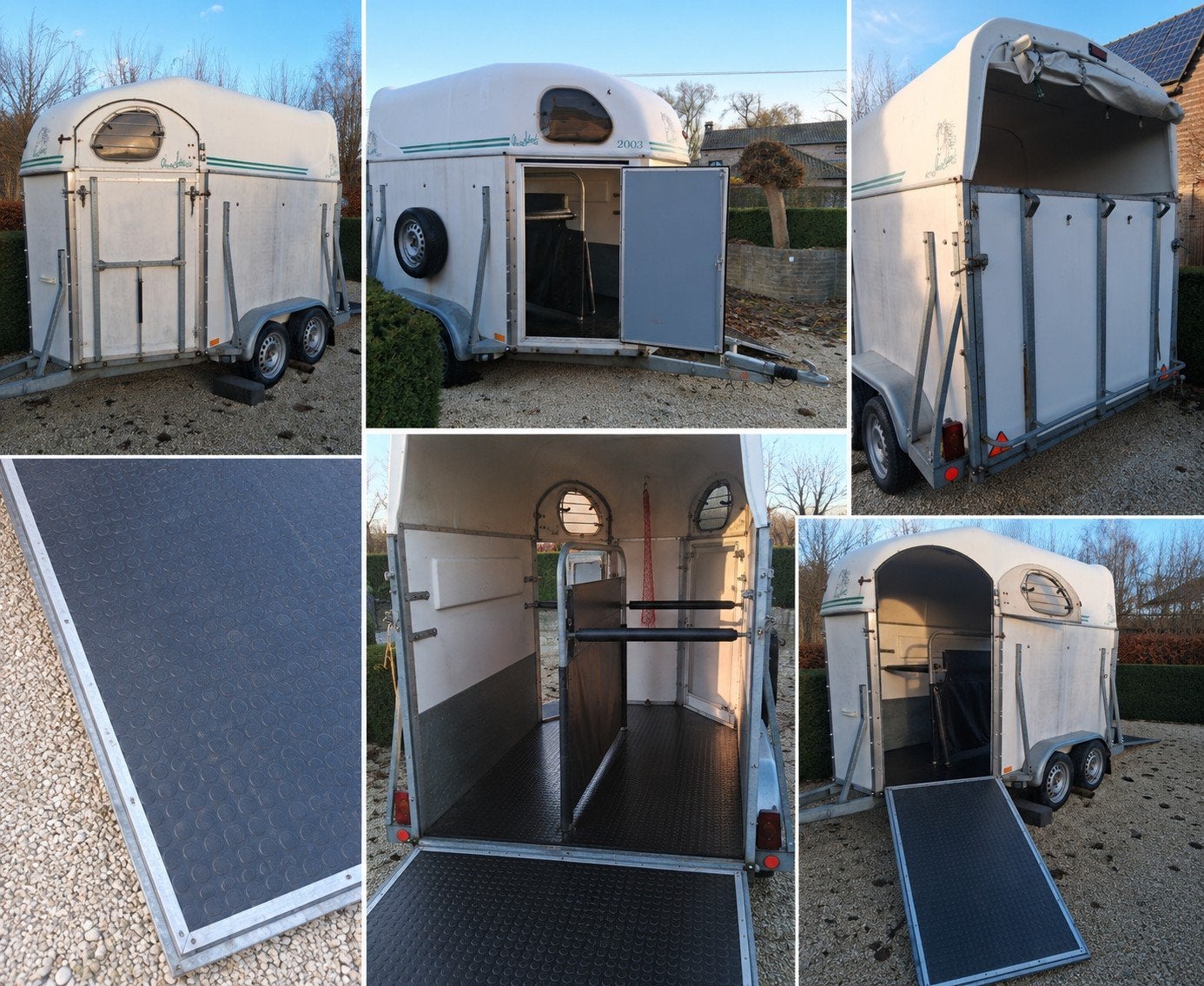 Van chevaux 2 places