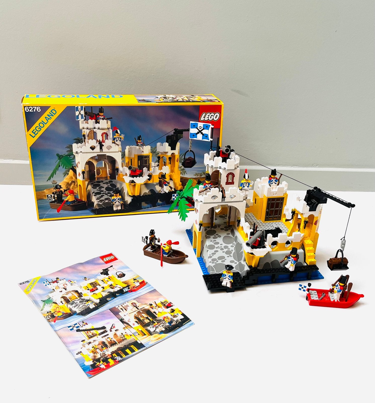 LEGO 6276 Eldorado Fortress (1989), compleet met doos/boekje, Enlèvement ou Envoi, Lego, Ensemble complet, Boîte incluse