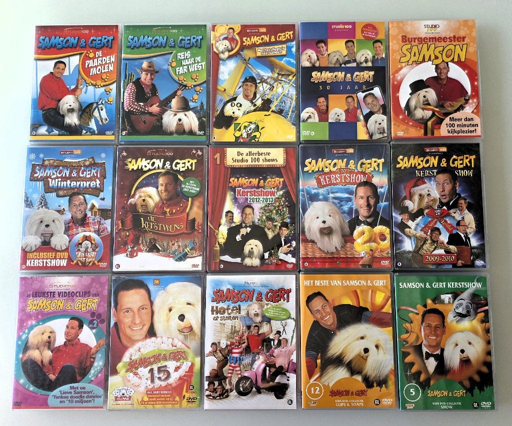 Studio 100 DVD 's : Samson & Gert, Cd's en Dvd's, Ophalen of Verzenden