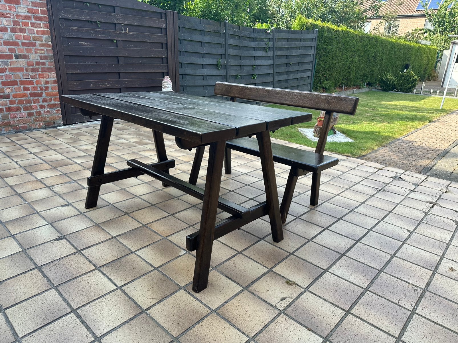 Tafel met bank, Ophalen, Zo goed als nieuw