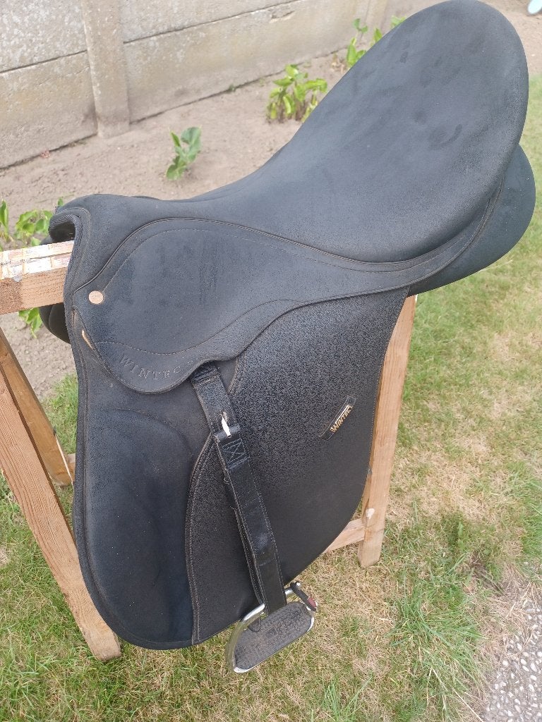 Paarden en pony's zadel, Animaux & Accessoires, Chevaux & Poneys | Selles, Siège semi-creux, Polyvalence, Wintec, XL (18 pouces ou plus)