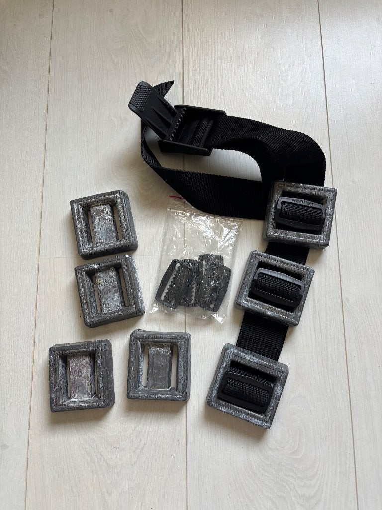 Ceinture et laisse de plongée, Enlèvement, Comme neuf, Plomb ou Ceinture de plomb
