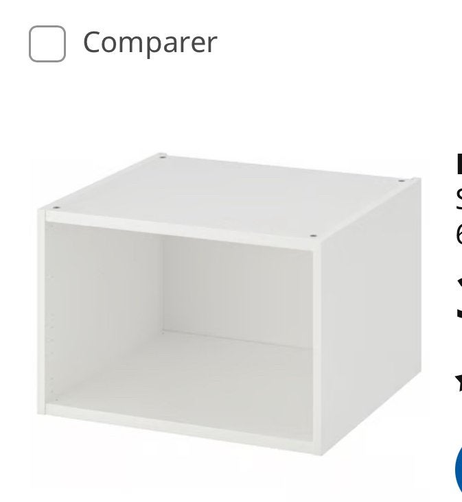 Structure armoire ikea - platsa, Enlèvement, Comme neuf