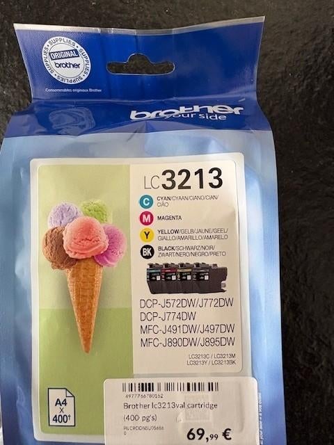 Brotherprinter cartridges, Neuf, Wi-Fi intégré, Imprimante, Enlèvement