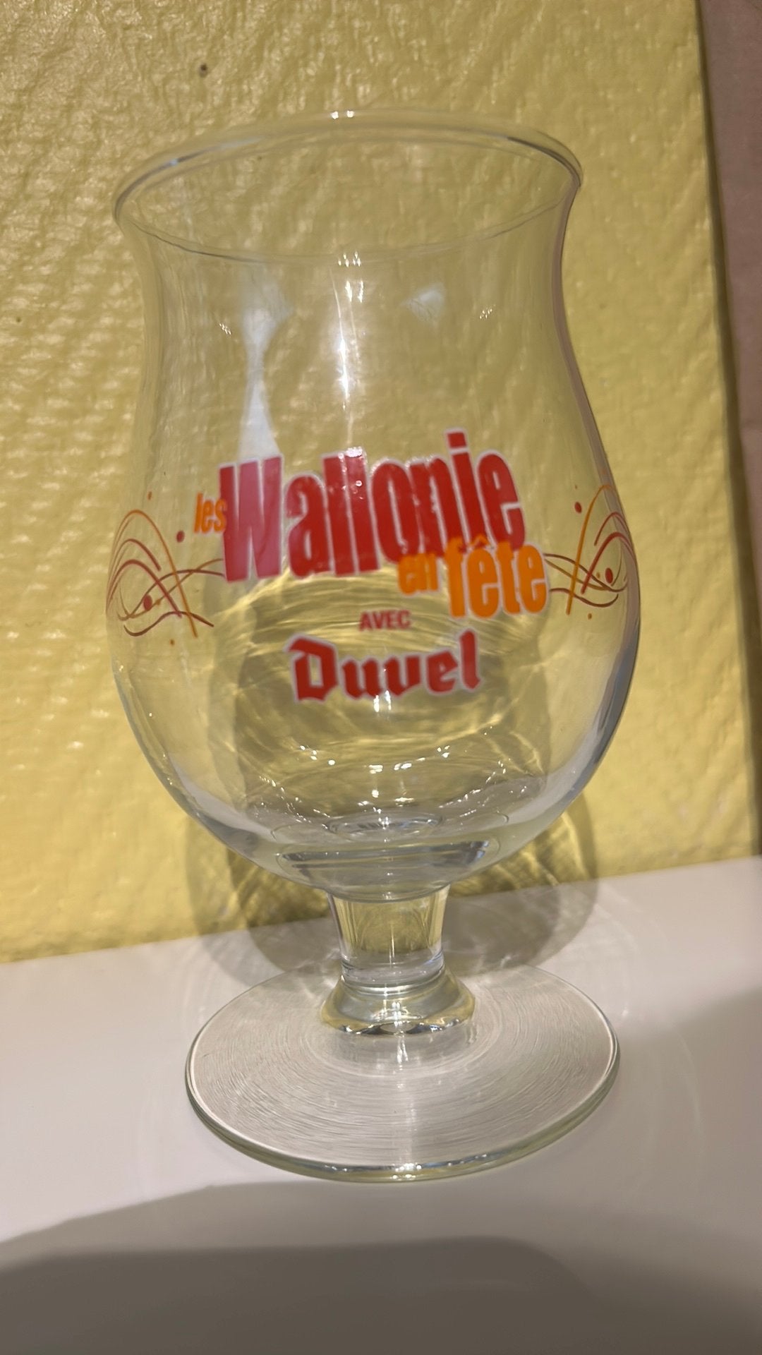 Verre Duvel les Wallonies en fête 2008, Enlèvement ou Envoi, Comme neuf, Duvel