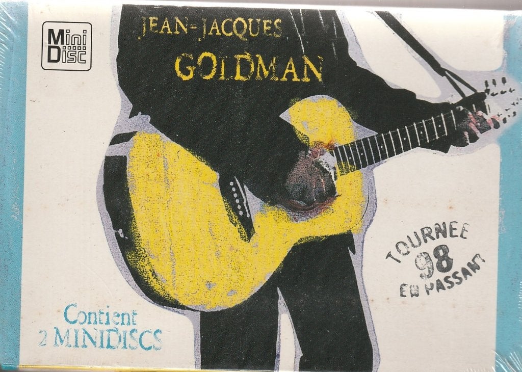 J.J. Goldman - Minidisc x 2 - Tournée 98 En passant, Speciale editie, Live-album, Nieuw in verpakking, Pop