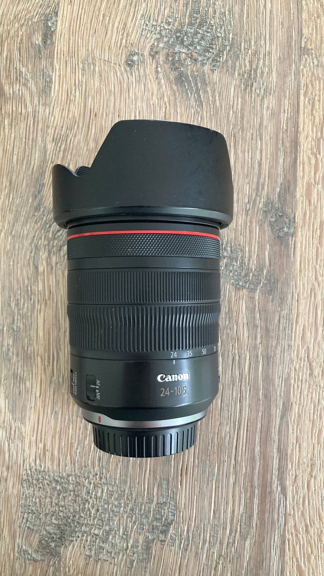 Canon lens RF 24 - 105 F/4l, Audio, Tv en Foto, Foto | Lenzen en Objectieven, Ophalen, Gebruikt, Canon