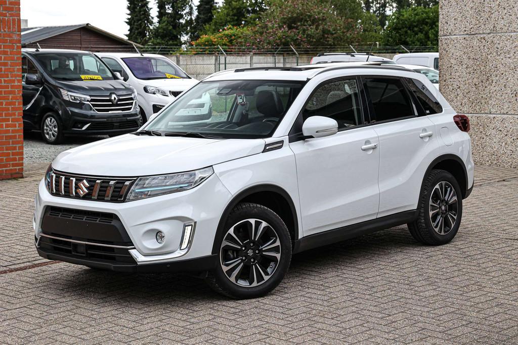 Suzuki Vitara PANO-DAK*AUTOMAAT*ACHTERRUITRIJCAMERA*NAVIGATI, Auto's, Suzuki, 75 kW, Gebruikt, Alcantara, Wit