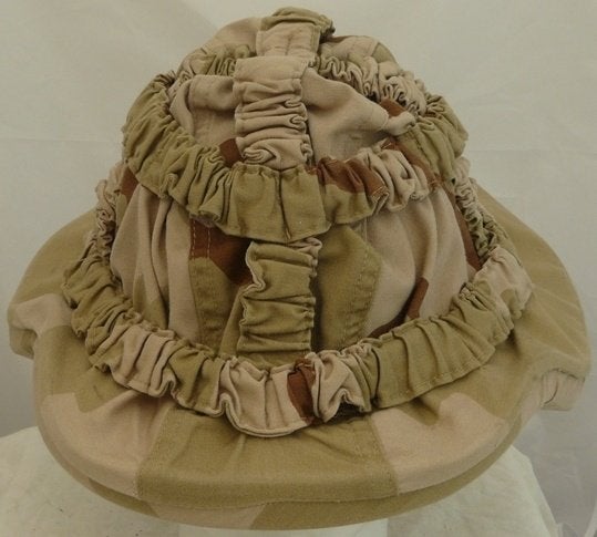Helm Overtrek, M95, Desert Camo, maat: XL, KL, 1990s.(Nr.1), Ophalen of Verzenden, Landmacht, Helm of Baret