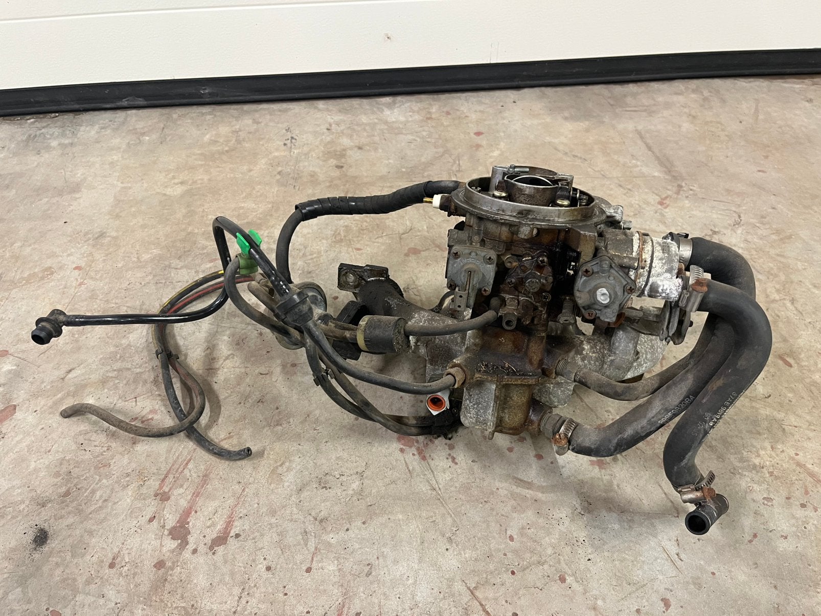 Ford escort mk4 inlaat spruitstuk met carburateur, Enlèvement ou Envoi, Ford