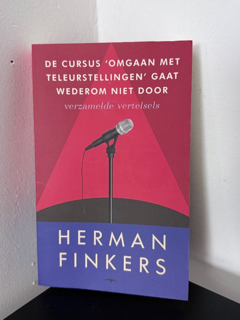Omgaan met teleurstellingen | Herman Finkers | Humorboek, Boeken, Humor, Verzenden, Nieuw, Herman Finkers, Cabaret