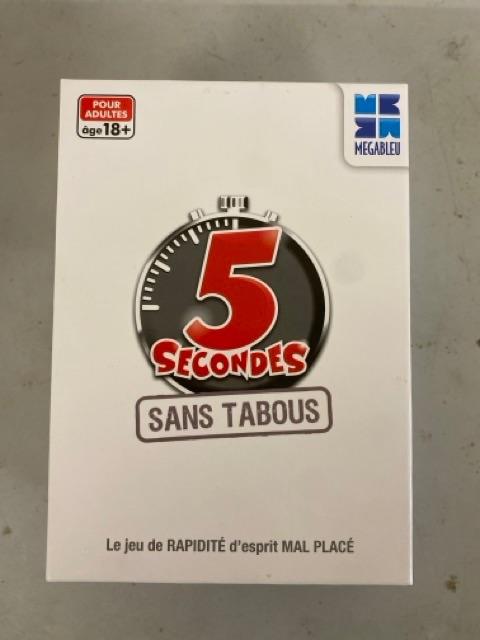 5 SECONDES SANS TABOUS - super jeu d'ambiance entre adultes, Hobby & Loisirs créatifs, Enlèvement ou Envoi