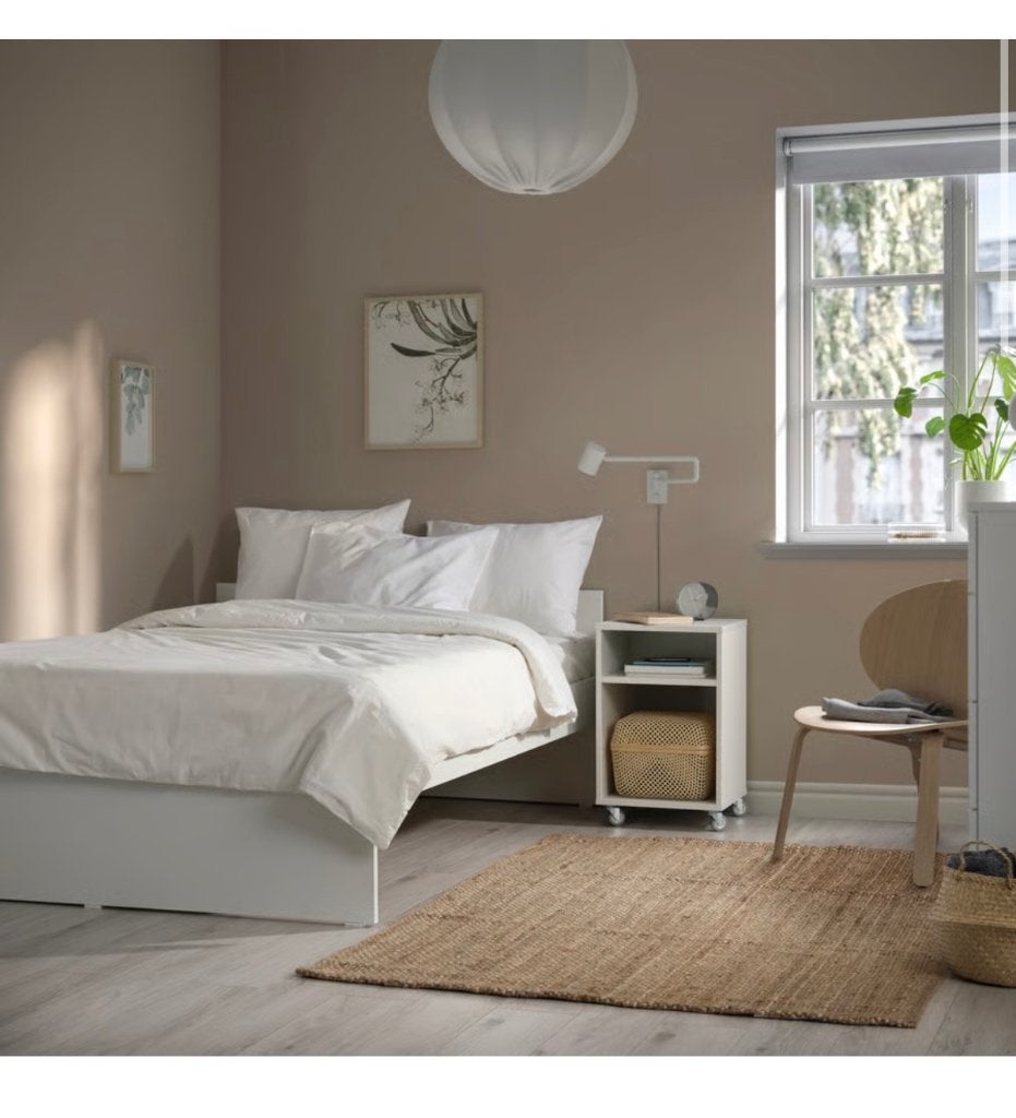 IKEA bed VIHALS, 140 cm, Enlèvement, Utilisé, Blanc