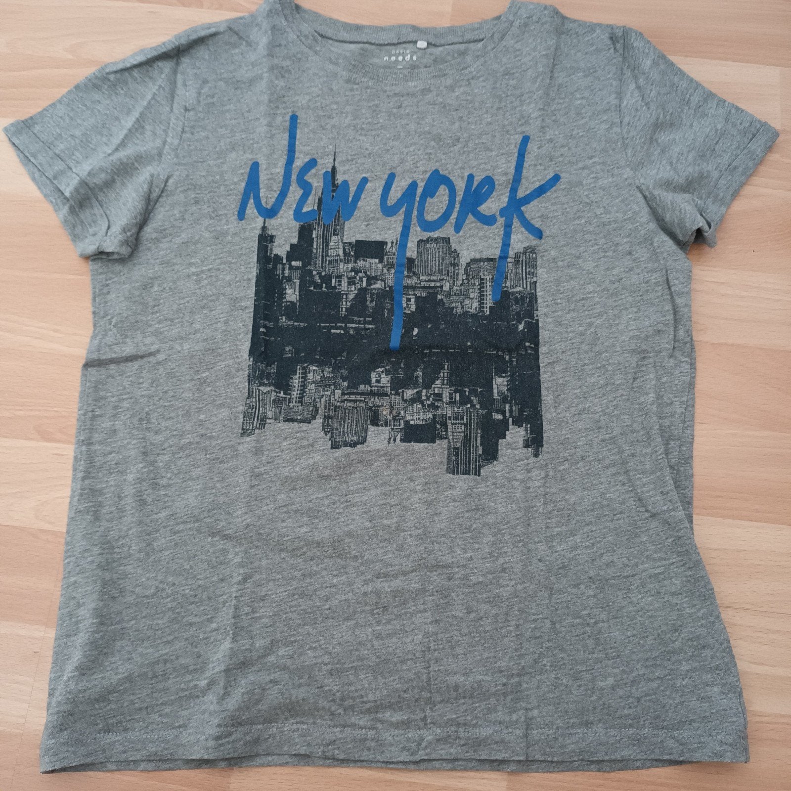 Grijs t-shirt New York maat 158, Kinderen en Baby's, Kinderkleding | Maat 158, Ophalen of Verzenden