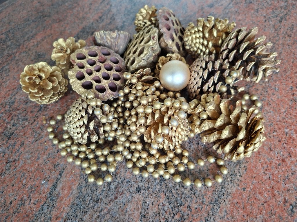 Kerst gerief, Ophalen, Gebruikt, Goud, Hout