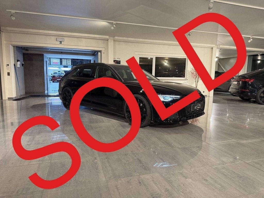 Audi A6 SOLD BIJ GARAGE VRIENS YVES BV! (bj 2024, automaat), Auto's, Automaat, Gebruikt, Zwart, 4 cilinders