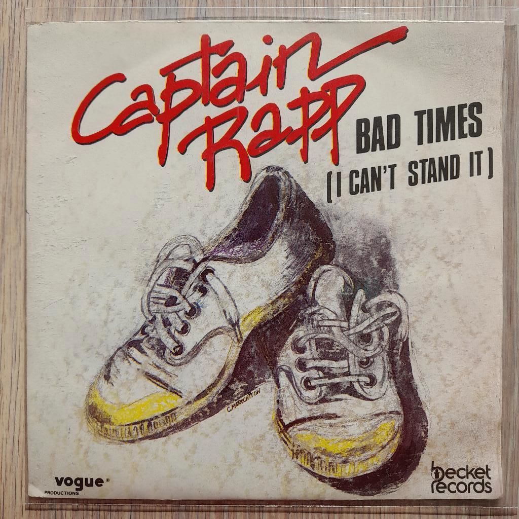 Bad times du Capitaine Rapp (je ne peux pas le supporter) 7", Enlèvement ou Envoi, Single, Utilisé, Hip-hop et Rap