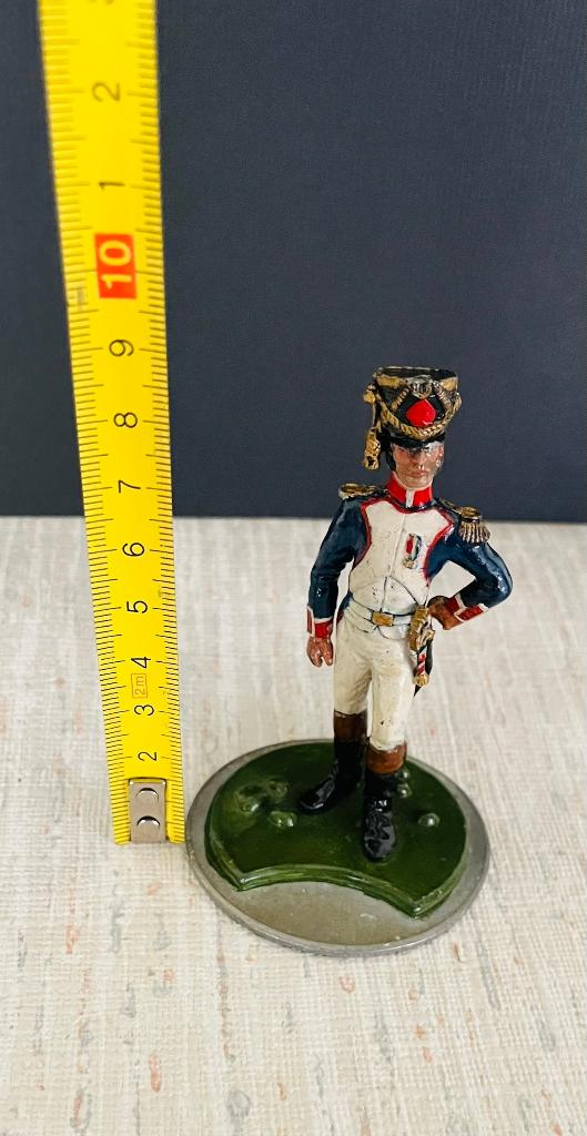 Vintage tinnen soldaatje  Made in England Series 77 officier, Ophalen of Verzenden