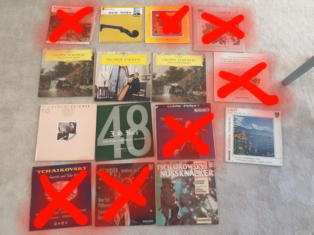Vinyl platen - klassiek

(In perfecte staat)
3 euro per LP, Cd's en Dvd's, Vinyl | Klassiek, Ophalen of Verzenden