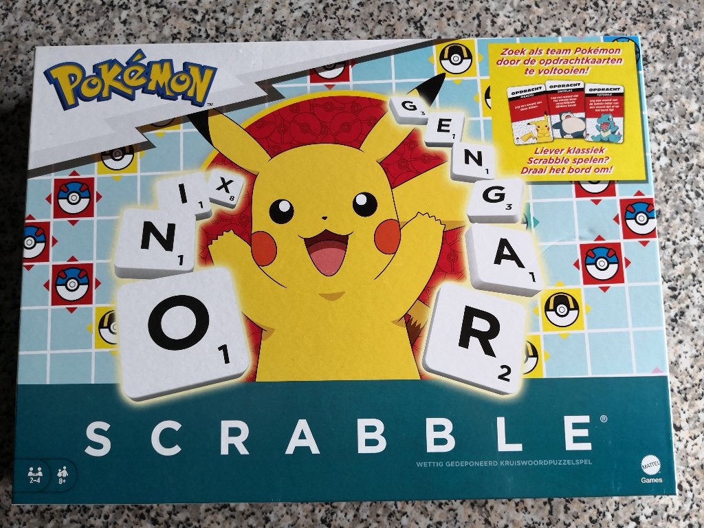 Pokemon scrabble - bordspel, Hobby en Vrije tijd, Ophalen