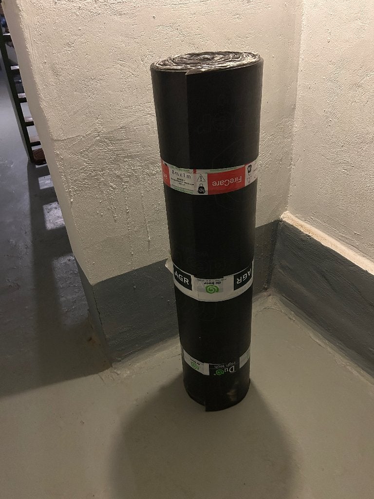 Rol roofing 4 mm met leislag, Doe-het-zelf en Bouw, Overige materialen, 4 tot 8 cm, Nieuw, 5 tot 10 m²