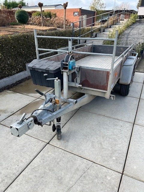 Heel sterke geremde aanhangwagen merk Hapert 2,7 ton, Auto diversen, Aanhangers en Bagagewagens, Ophalen, Gebruikt