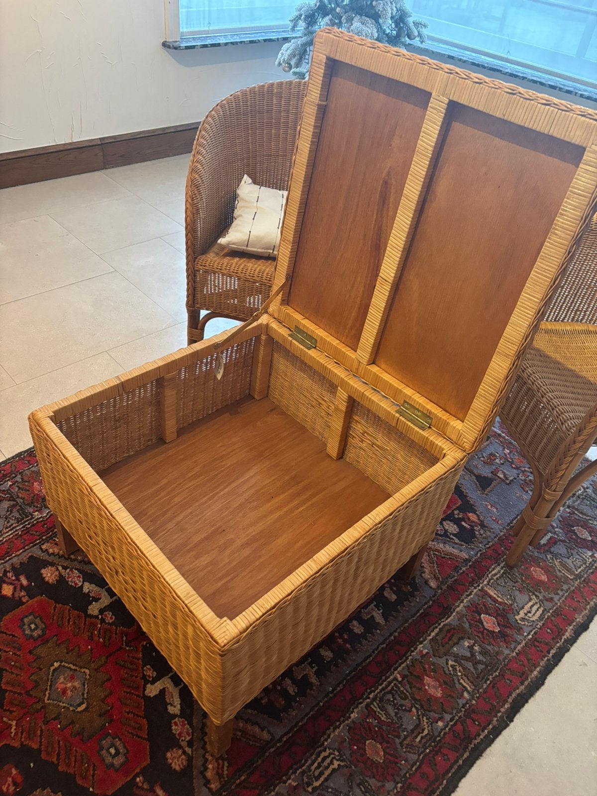 Rotan set, Antiquités & Art, Antiquités | Meubles | Chaises & Canapés, Enlèvement