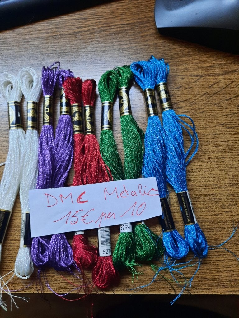 DMC garens - Metalic - Nieuw ! #2, Hobby en Vrije tijd, Ophalen of Verzenden, Nieuw, Handborduren, Borduurgaren of Zijde