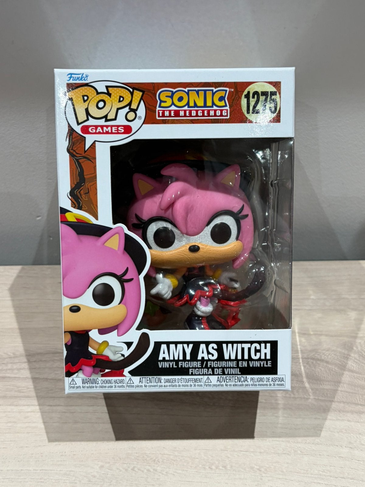 Funko Pop! Sonic the Hedgehog #1275 Amy as Witch Halloween, Ophalen of Verzenden, Zo goed als nieuw