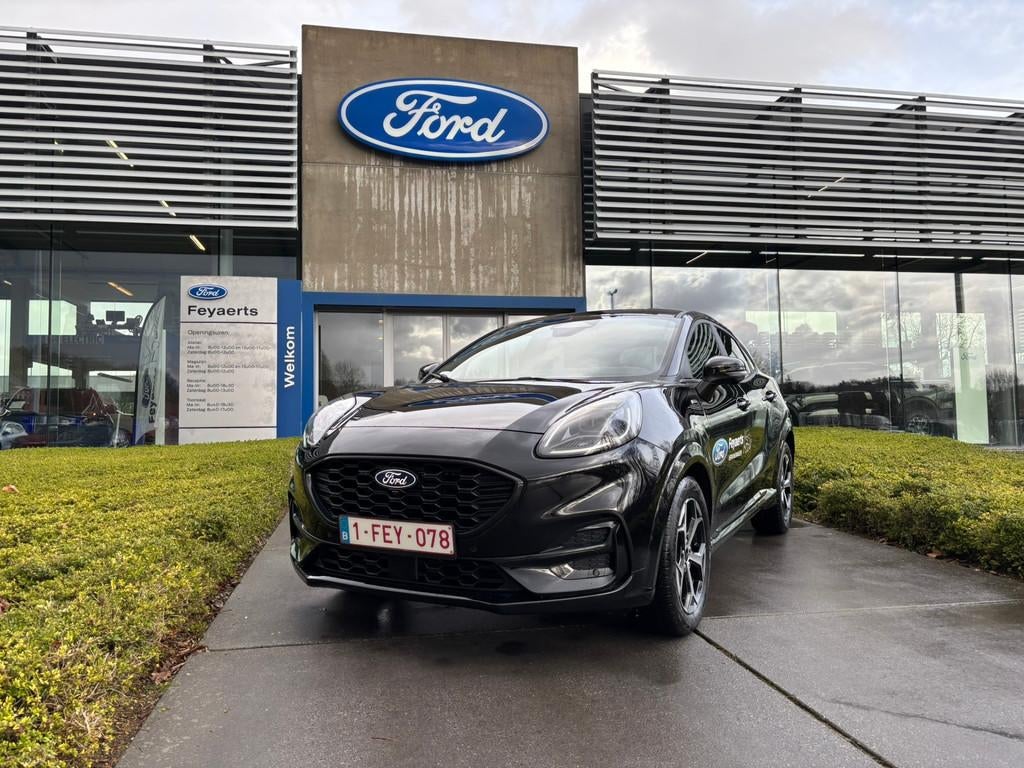 Ford Puma EcoBoost mHEV 155pk ST-Line AUTOMAAT / DEMOWAGEN, Auto's, Automaat, Zwart, Bedrijf, SUV of Terreinwagen