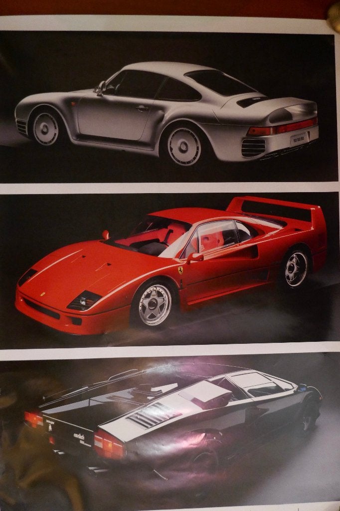 Poster voiture, Collections, Posters & Affiches, Enlèvement ou Envoi, Neuf