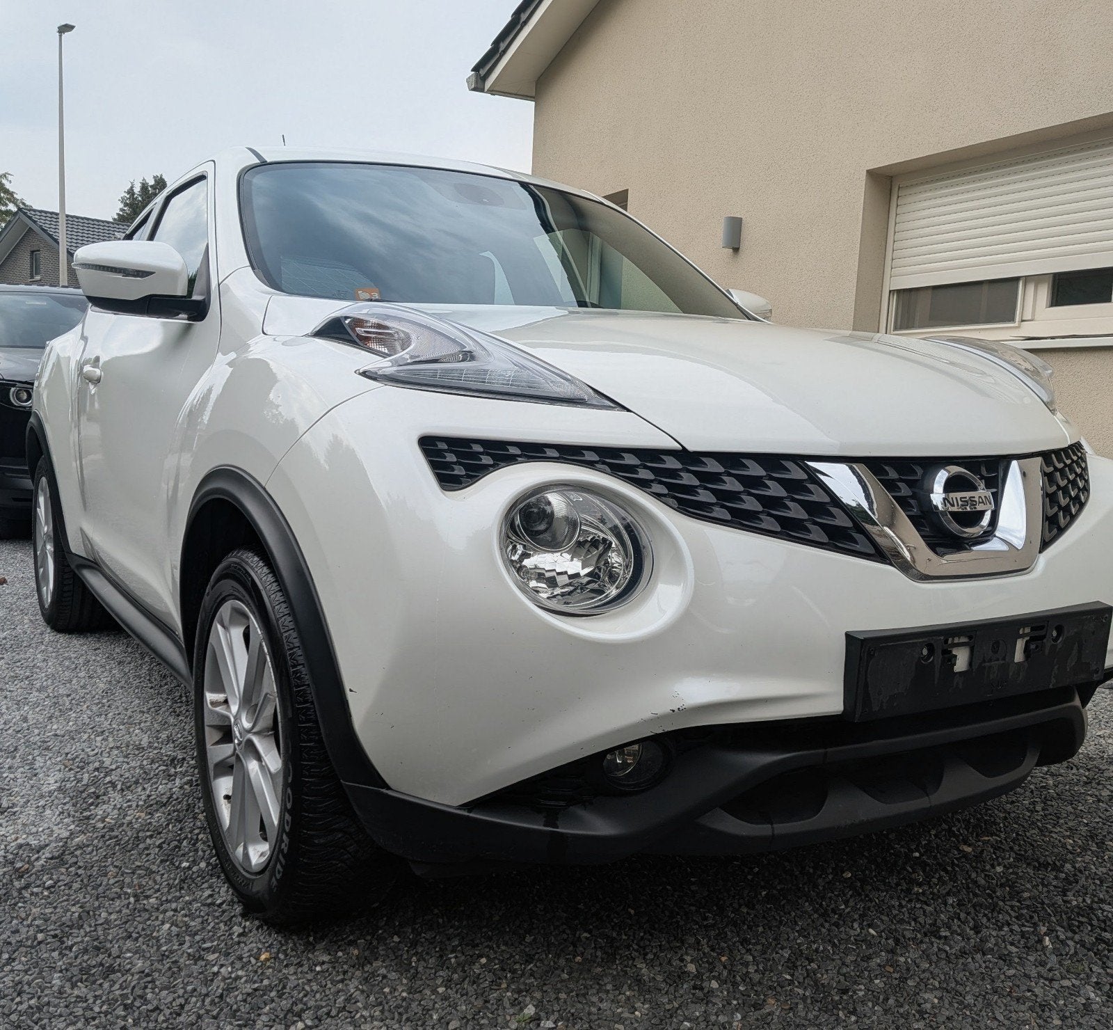 Nissan Juke 1.2 DIG-T Facelift (2016) – MOTOR DEFECT!, Auto's, Voorwielaandrijving, 4 cilinders, Alcantara, Wit
